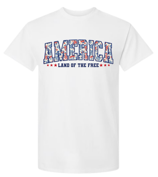 Graphic T- America Land Of The Free