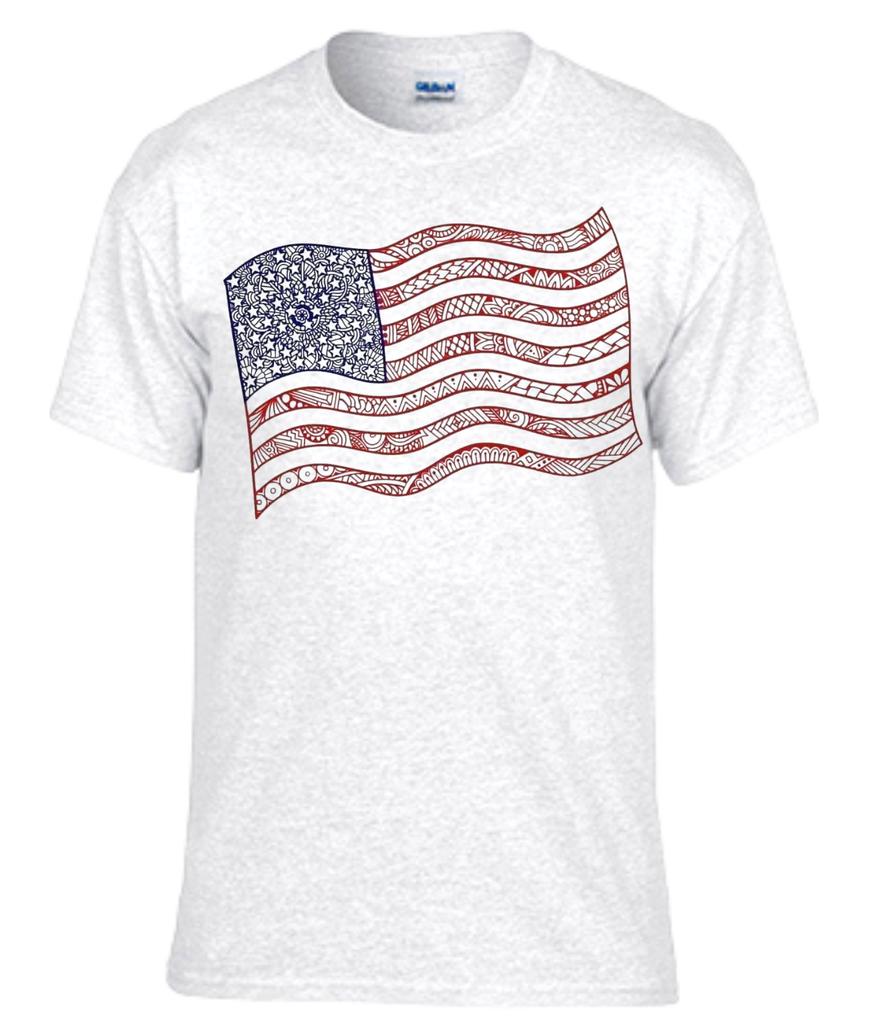 American Flag Mandala