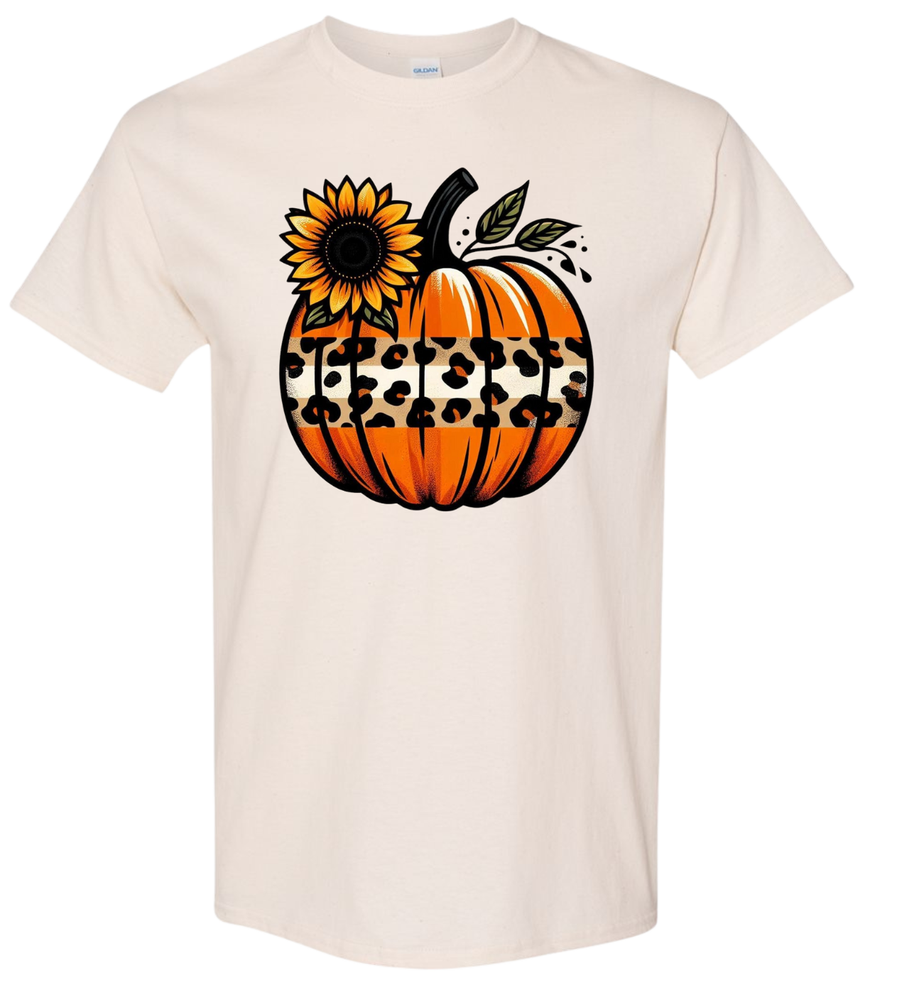 Pumpkin With Cheetah Stripe