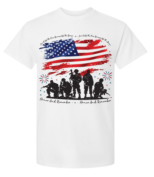 Graphic T- Soldiers Land Of The Free