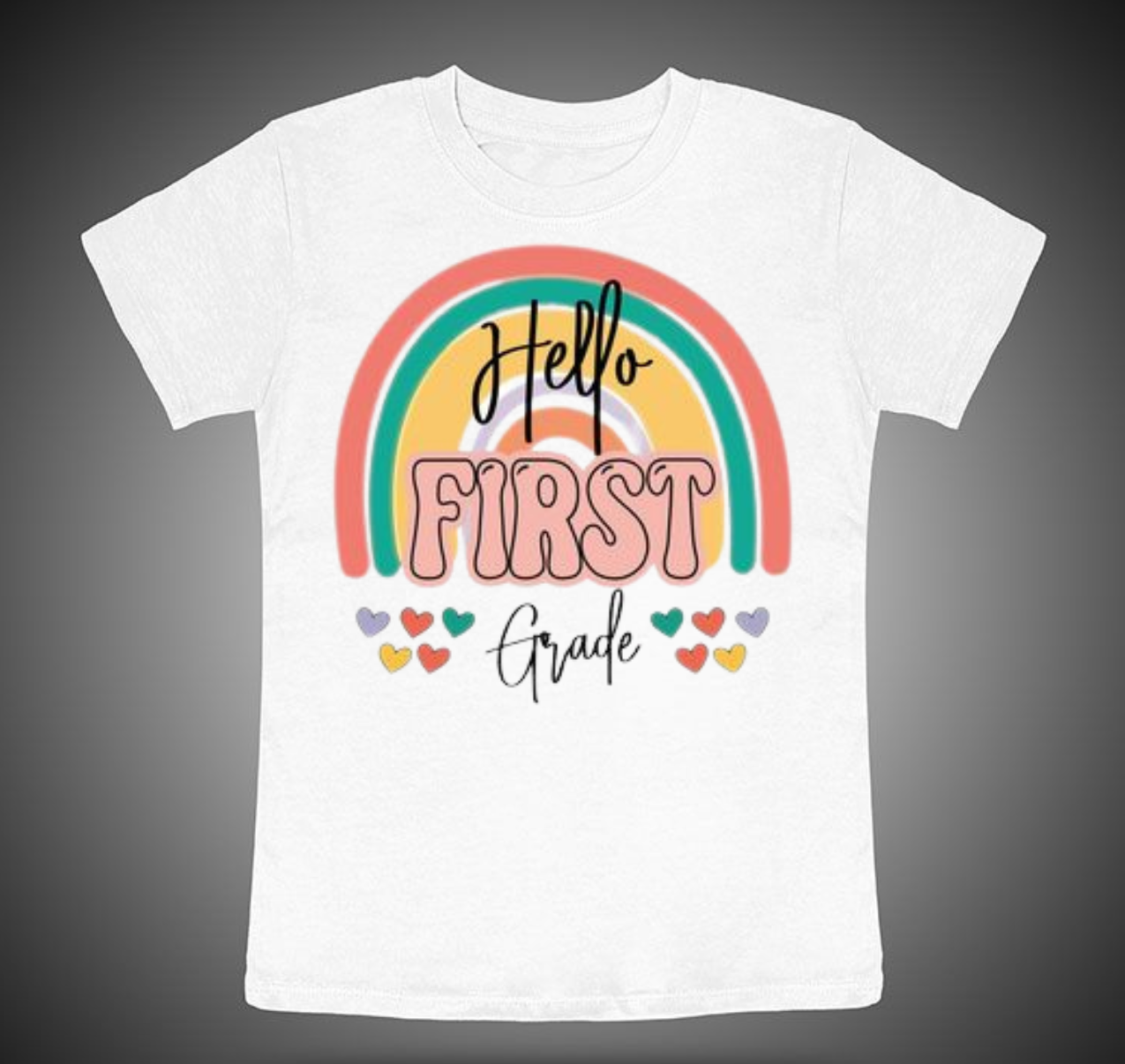 Hello 1st Grade (Rainbow)