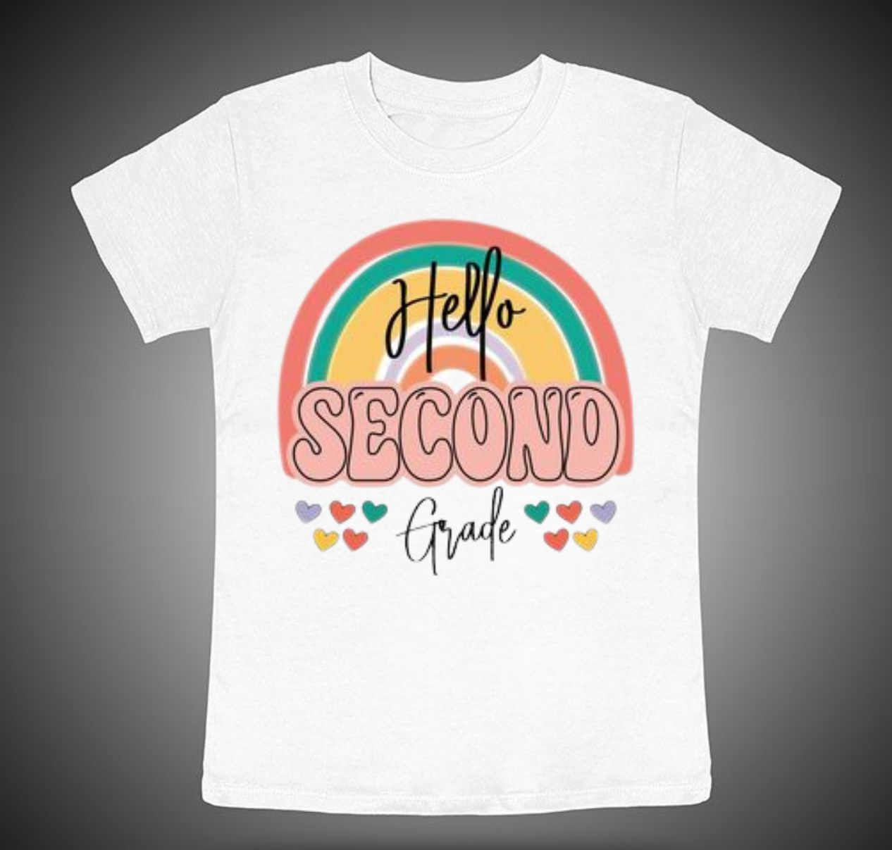 Hello 2nd Grade (Rainbow)