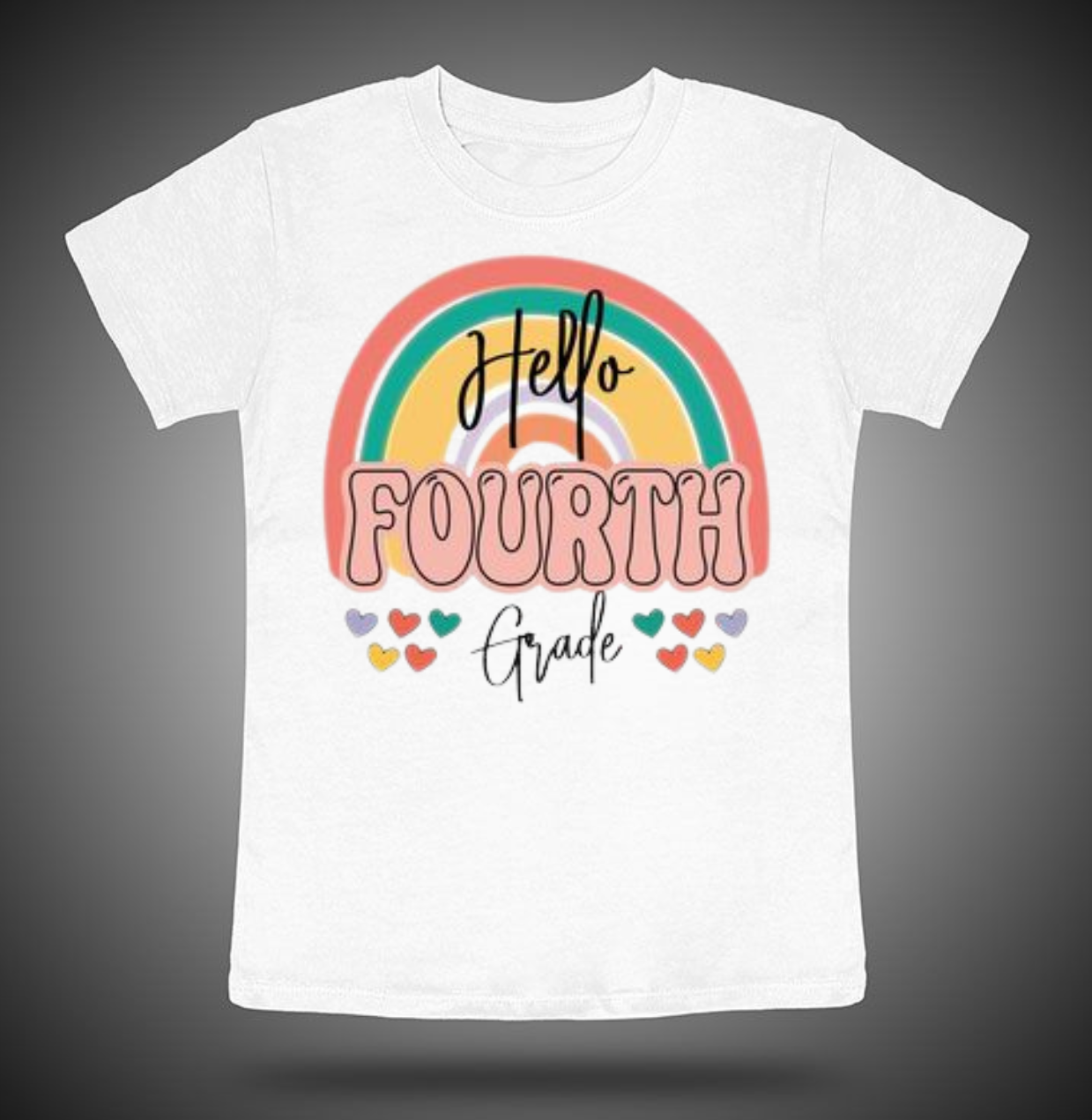 Hello 4th Grade (Rainbow)