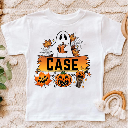 Ghost and Jack-O-Lanterns