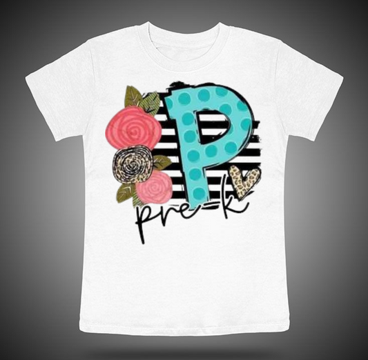 Pre-K (flowers and heart)