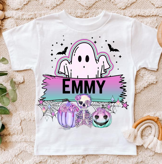 Ghost, Jack-O-Lanterns  and Skeletons