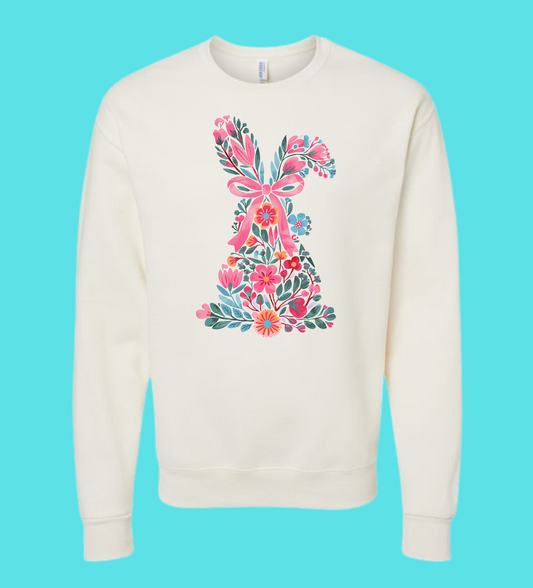Floral Boho Bunny
