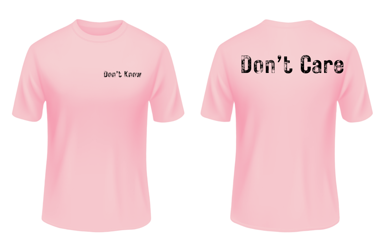 Don't Know Don't Care