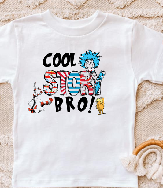Cool Story Bro T-Shirt with playful, fun design.