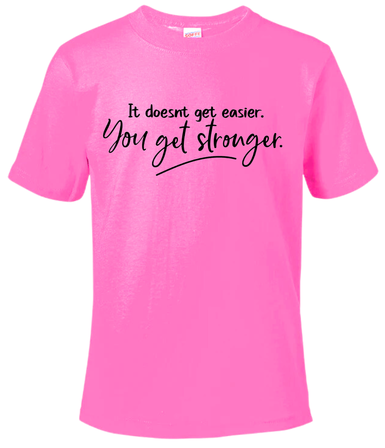 It Doesn't Get Easier You Get Stronger