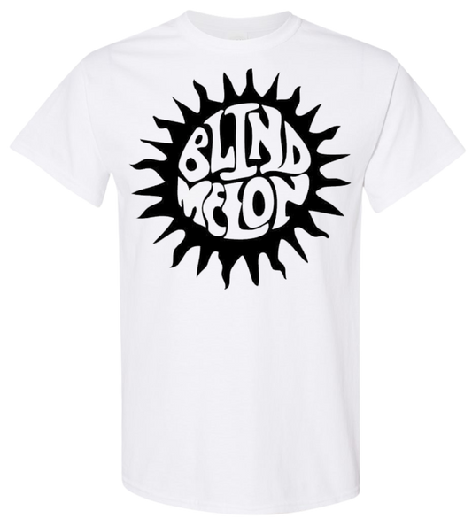 Blind Melon T-shirt, Gildan brand, 100% cotton, black and white design.