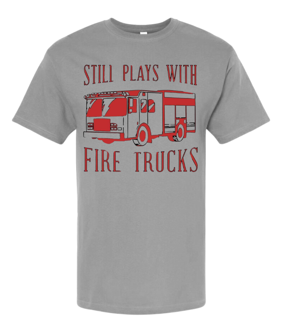 Still Plays With Fire Trucks