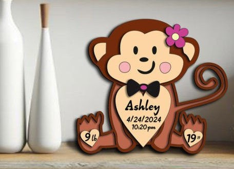 Birth Announcement Signs- Adorable Animals