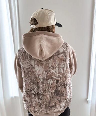 Dark Camo Puffer Vest