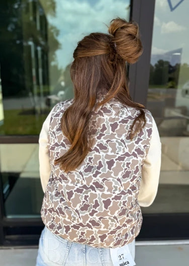 Duck Camo Puffer Vest