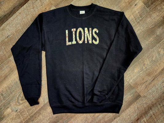 Lions Camo Sweatshirt